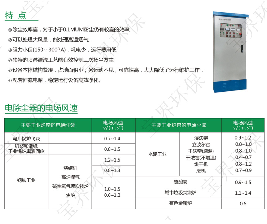 湿式静电除尘洗器1